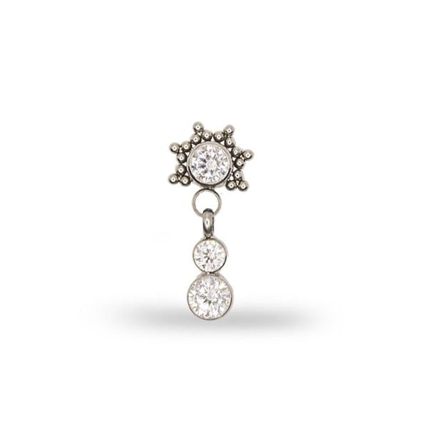 Top Colgante Sol Filigranas