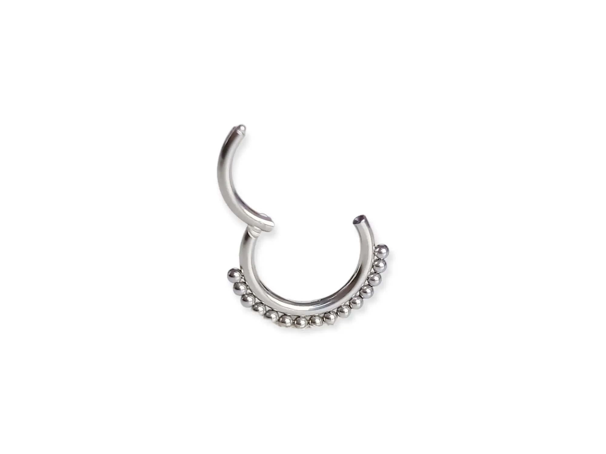 Argolla Clicker con pequeñas Filigranas