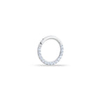 Argolla Clicker cristales frontales