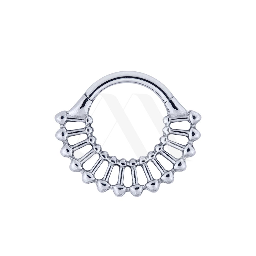 Argolla Clicker Titanio Rok