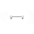 Nipple Push-Pin Cristal y Triple Filigrana