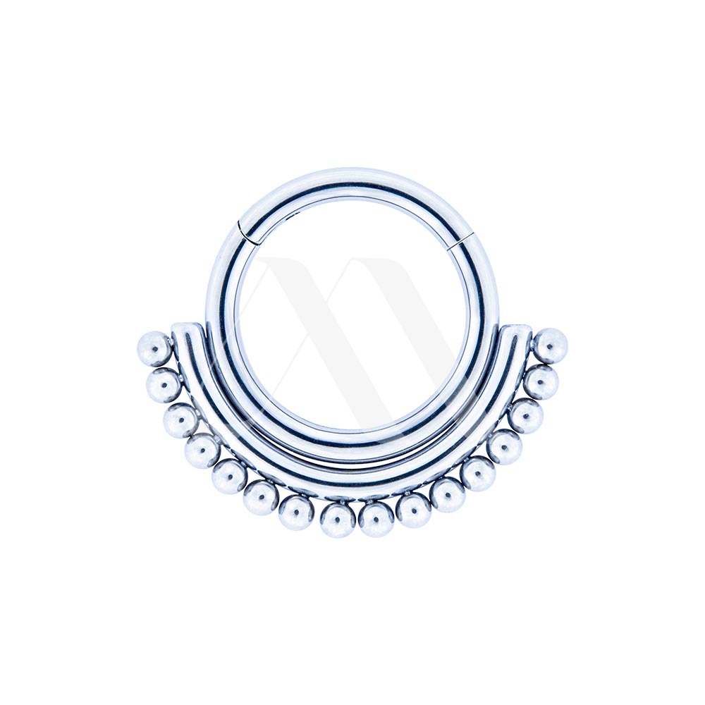 Argolla Clicker Ornamentos Titanio