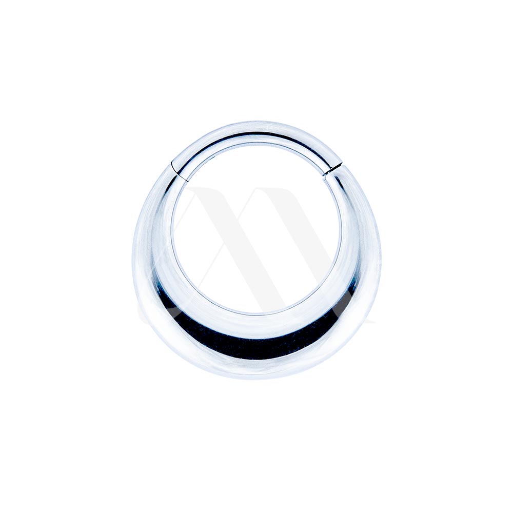 Argolla Clicker Titanio Lisa