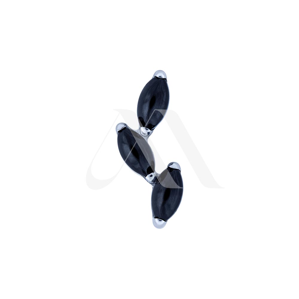 Top Espiga 3 Puntas Piedra Natural