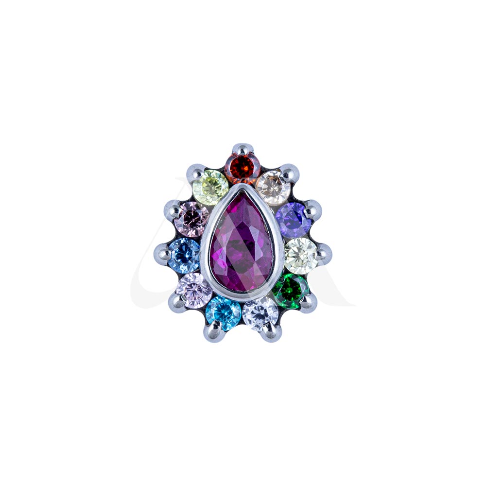 Top Gota con Critales borde.