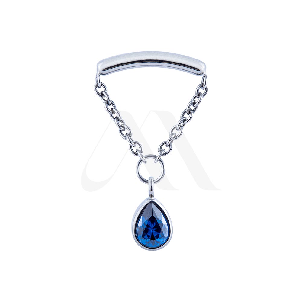 Top Colgante con Cadena y Gota