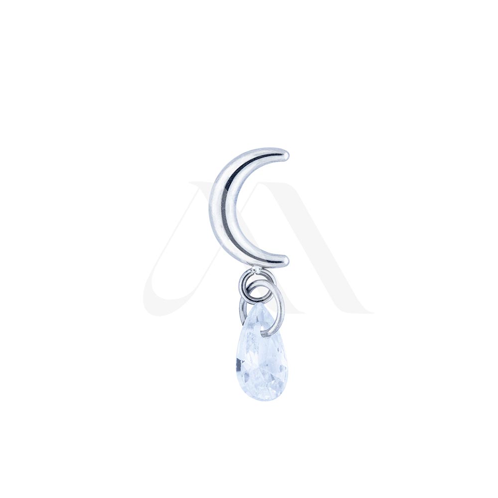 Top Luna con Dije Cristal gota