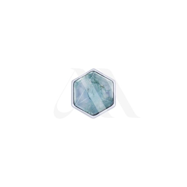 Top Piedra Natural Hexagonal.