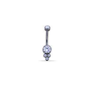 Navel con Cristal Trinity