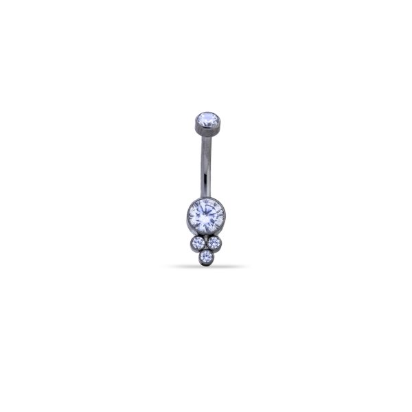 Navel con Cristal Trinity
