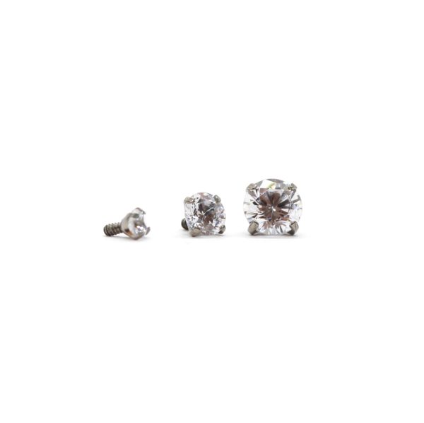 Top Prong Set Cristal Engarzado