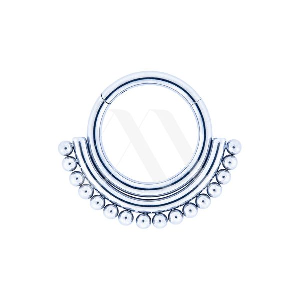 Argolla Clicker Ornamentos Titanio