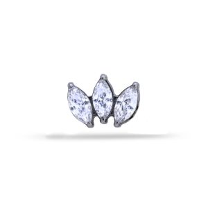Top Marquise 3 cristales