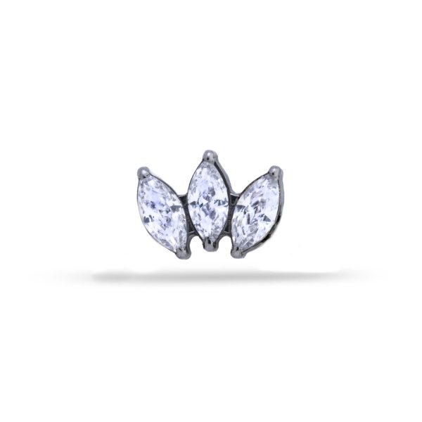 Top Marquise 3 cristales