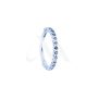 Argolla Clicker Cristales Onyx Lateral