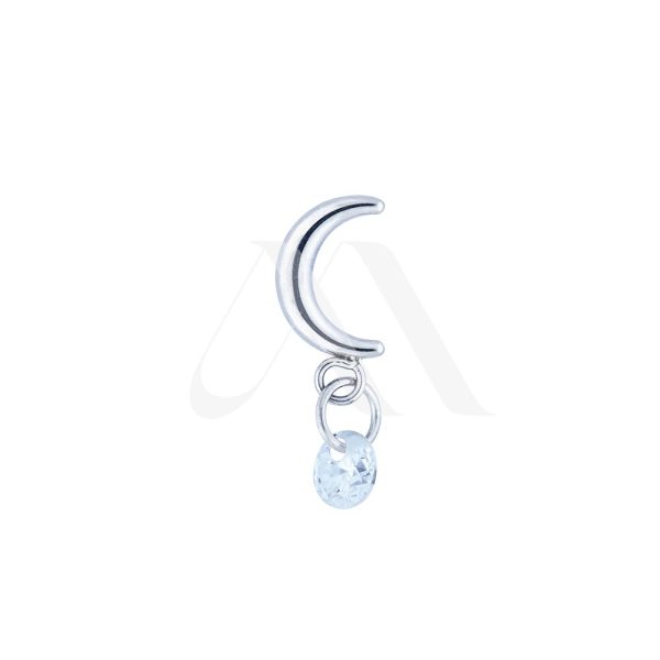 Top Luna con Dije Cristal redondo